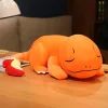 Licensed Sleeping Charmander Super Soft Short Plush Doll - Free Shipping - Pokemon [In Stock]