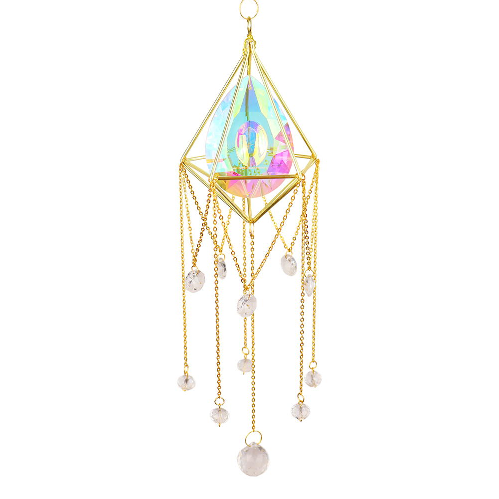 

Crystal Pipa Hanging Metal Pendant Home Garden Car Decoration, 501 Original