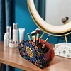 Bo&icirc;te de rangement en bois faite &agrave; la main pour la d&eacute;coration de bureau (mandala b)