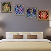 12 Zodiac Signs DIY Pearl Painting Kit with Frame for Adults 20x20cm