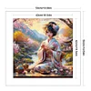 Kimono Girl-11CT Stamped Cross Stitch 50*50cm/19.69*19.69in