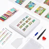 12pcs Doors DIY Mini Square Diamond Painting Set 15x18cm