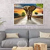 Diamond Painting -DIY Round Drill African Elephant