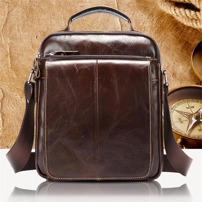 High Quality Top Layer Leather Handbag Multifunctional Crossbody Bag