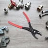 8-Inch Snap-Ring Pliers Quick Adjust Home Repair Pliers Screw Removal Pliers