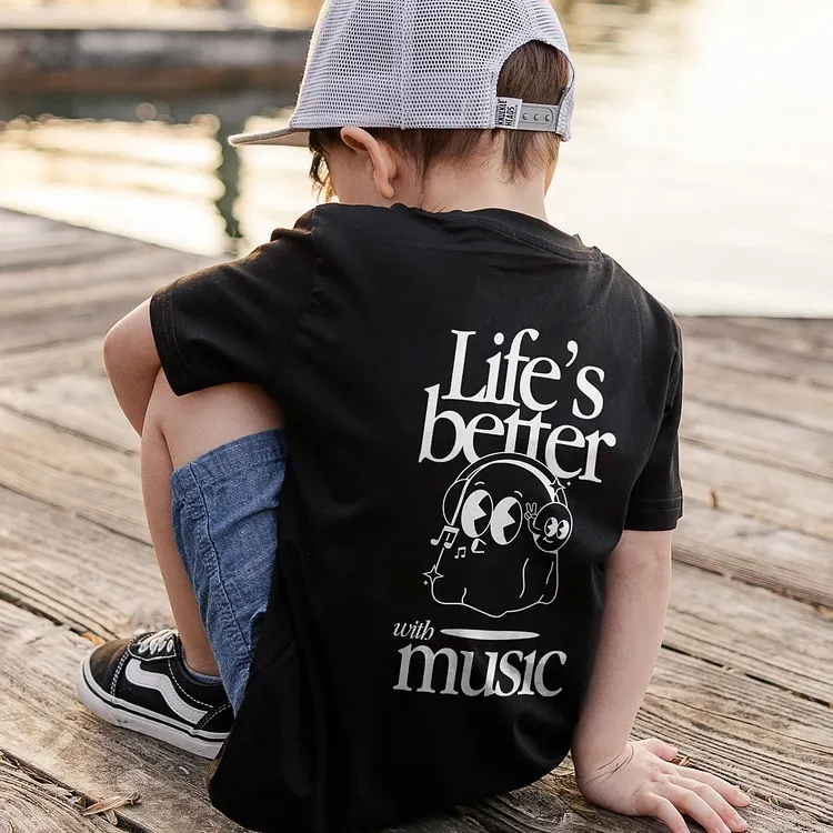 Life's Better With Music Children's T-shirts