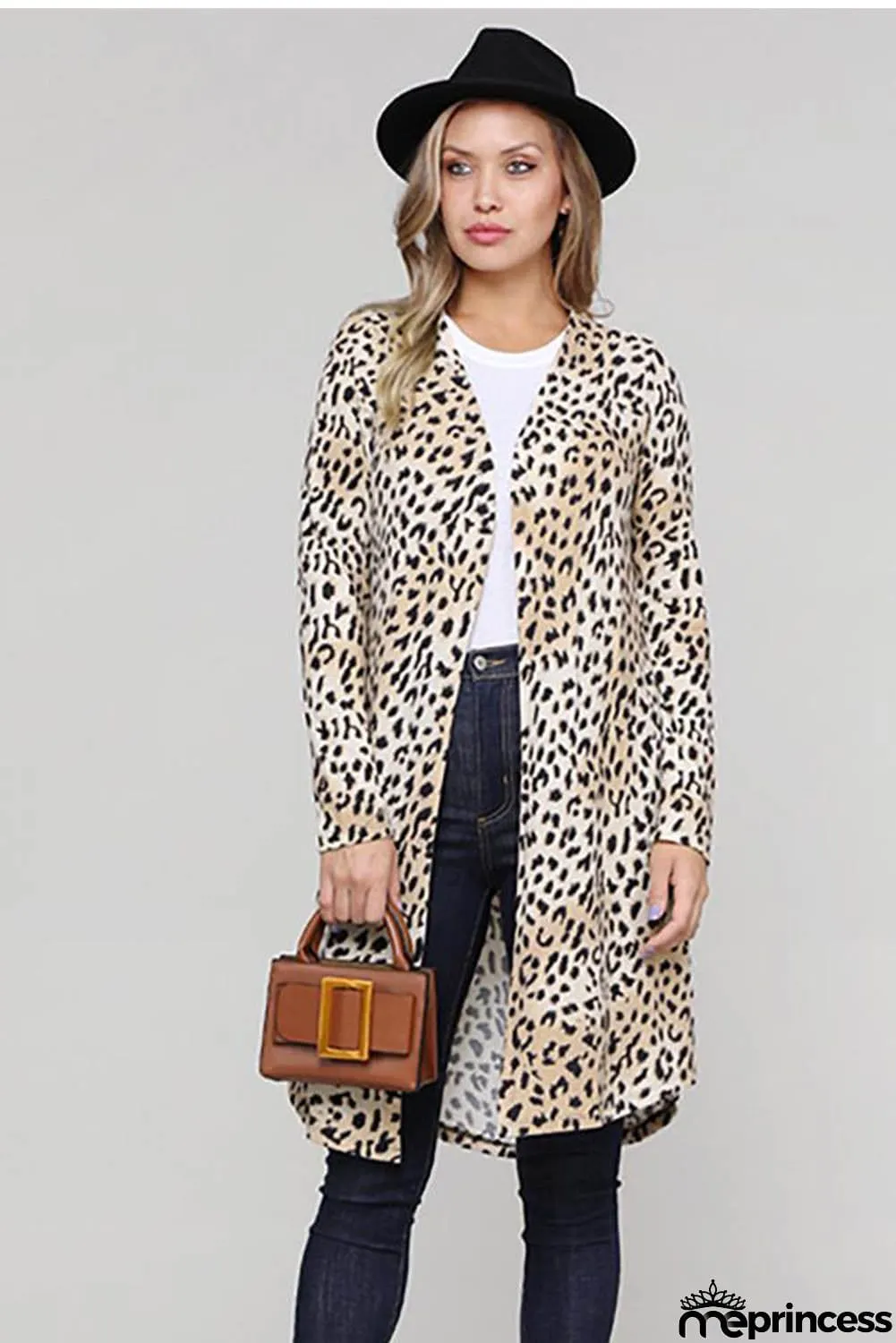 Print Long Cardigan
