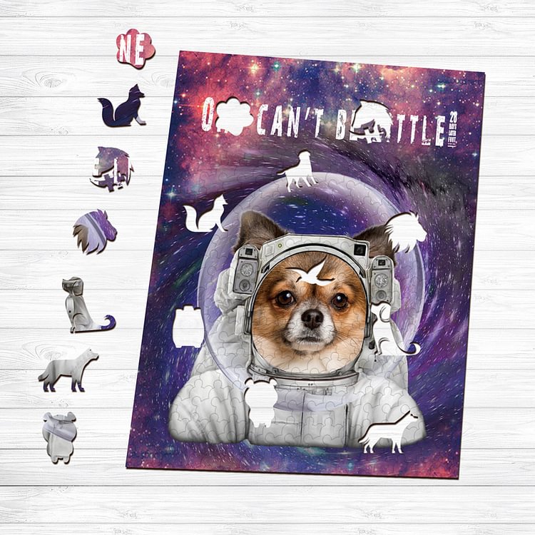 Sunnypuzzle™-Astronaut dog puzzle