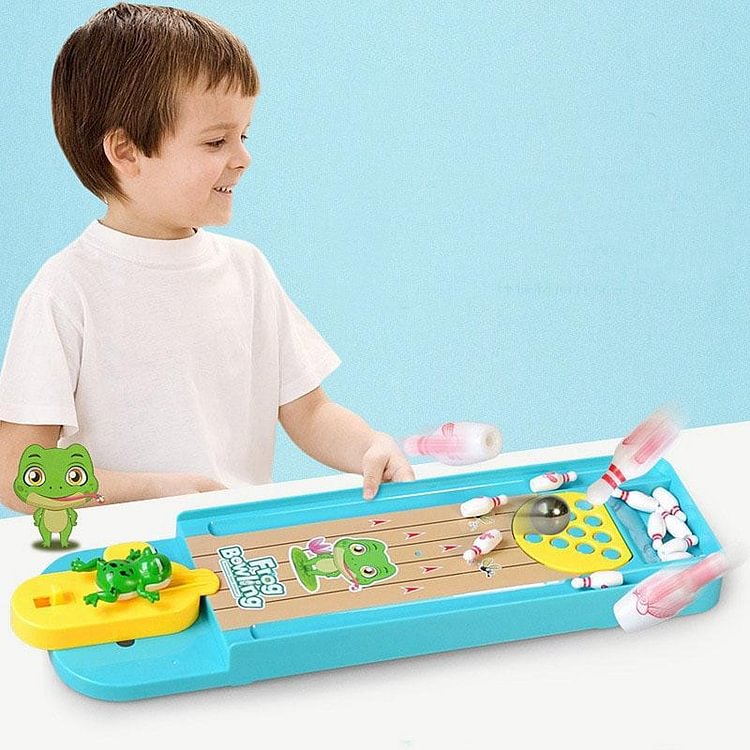 Mini Frog Bowling Interactive Board Game