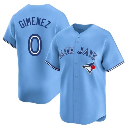 Youth Toronto Blue Jays #0 Andres Gimenez  Blue Home Replica Jersey
