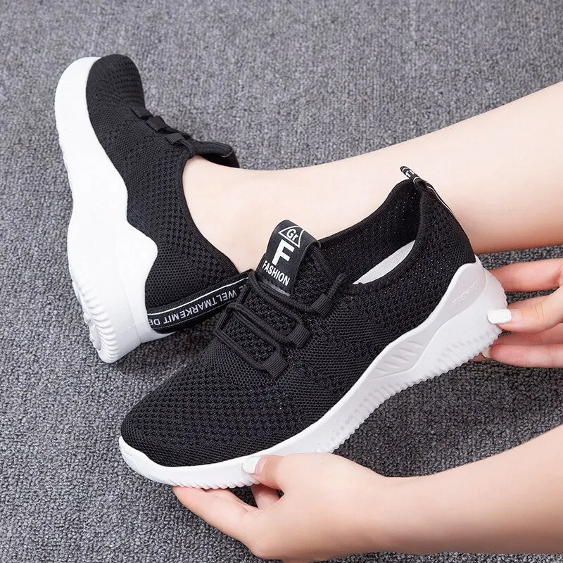 2021 Women Running Shoes Trainers Sport Shoes Outdoor Walkng Jogging Trainers Athletic Shoes Female Sneakers women shoes flats