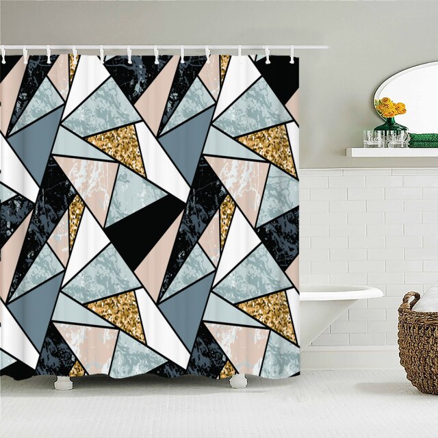 

Shower Curtain – Classic Geometry-180*180cm, 501 Original