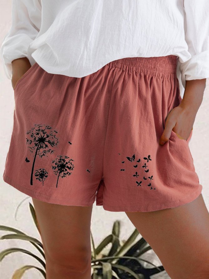 Printed Loose Casual Shorts