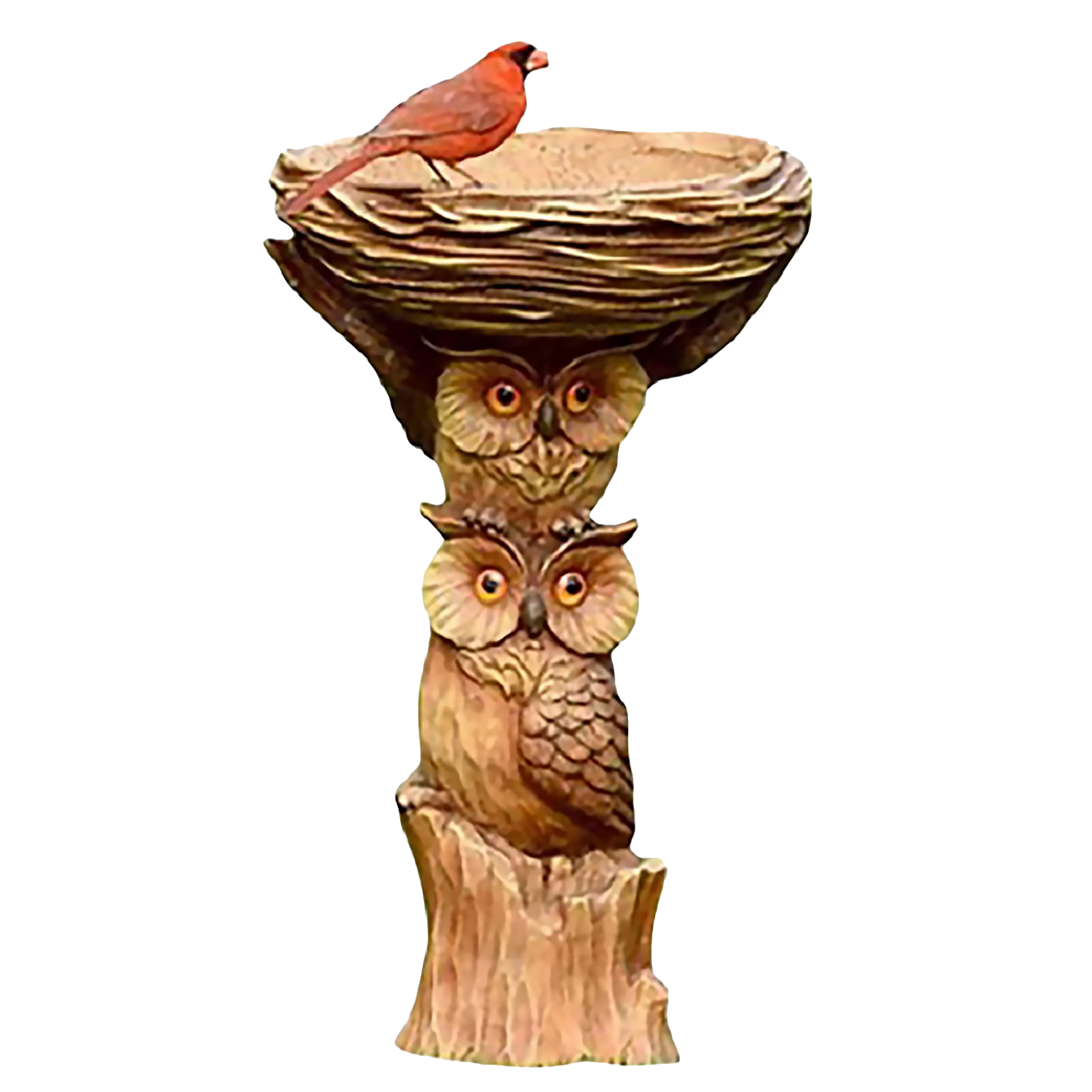 

Bird Bath Bowl - Outdoor Garden Ornament Resin Craft Bird Food Container, Rooster, 501 Original