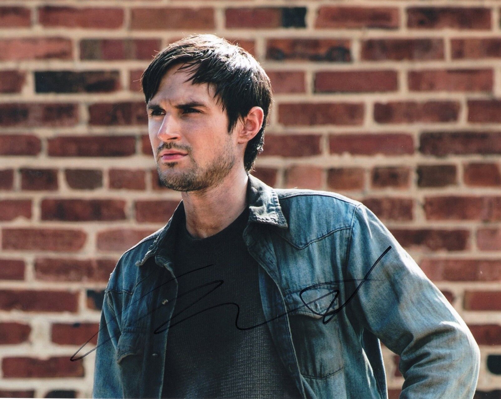 Andrew West The Walking Dead Gareth Zombie Killer Signed 8x10 Photo Poster painting w/COA #3