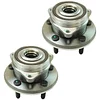 TRQ Front Wheel Hub Bearings Assembly Set Compatible with 2011-2023 Dodge Durango 2011-2021 Jeep Grand Cherokee 2022 Grand Cherokee WK