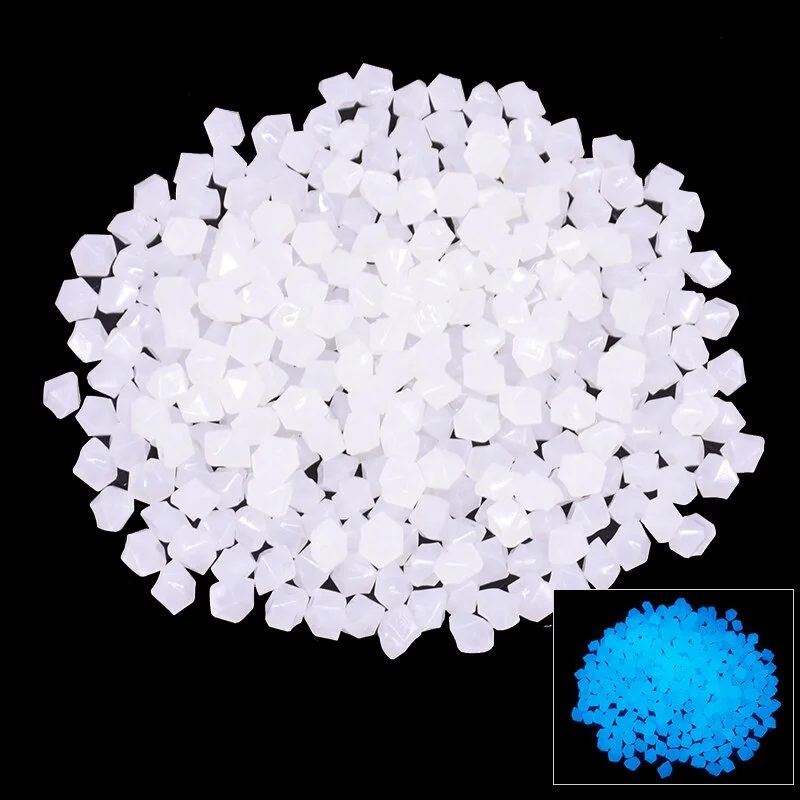 300Pcs 14mm Luminous Stones Glow in The Dark Pebbles Home Garden Decoration Outdoor Yard Lawn Path Decor Aquarium Glow Rocks