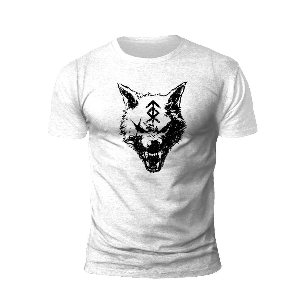 Anarchy Wolf Graphic T-shirt