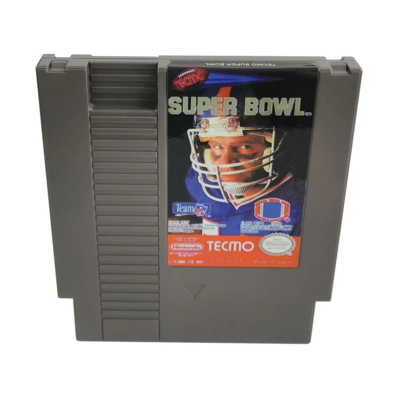 TECMO Super Bowl For Nintendo NES - 8 Bit Game Cartridge