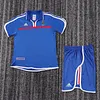 Joyfball 2000 Kids Size Retro France Home Football Shirt 1:1 Thai Quality