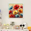 Poppy-11CT Stamped Cross Stitch 40*40cm/15.75*15.75in