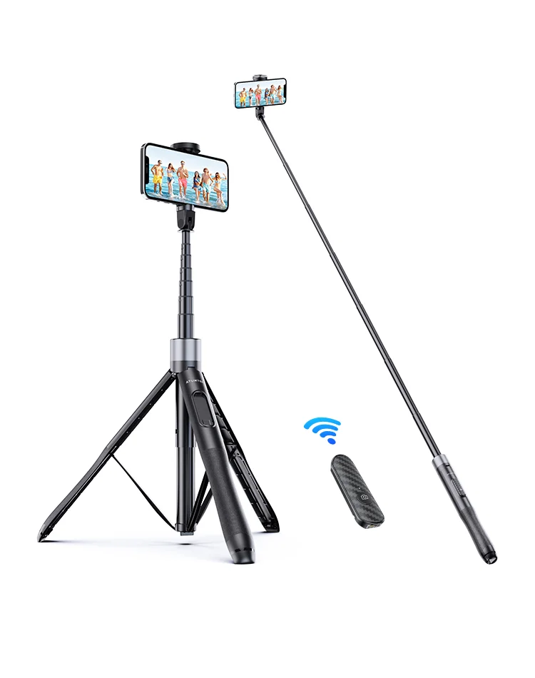 Atumtek Premium Pro 51-inch Phone Tripod Selfie Stick