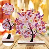 Diamond Painting Wooden Pink Tree Of Life Desktop Ornament Decor