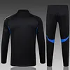 2025/2026 Manchester United Half-Pull Training Suit Black Football Shirt 1:1 Thai Quality