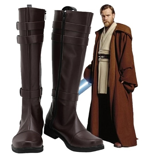 Obi Wan Kenobi Boots Cosplay Shoes