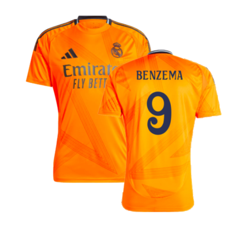 Real Madrid Karim Benzema 9 Away Trikot 2024-2025