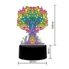 DIY Diamond Painting 7 Color Night Light Lamp Home Decoration Ornament Gift Kit(Tree)