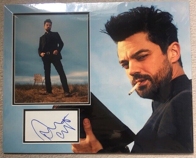 DOMINIC COOPER SIGNED PREACHER Photo Poster painting MOUNT UACC REG 242