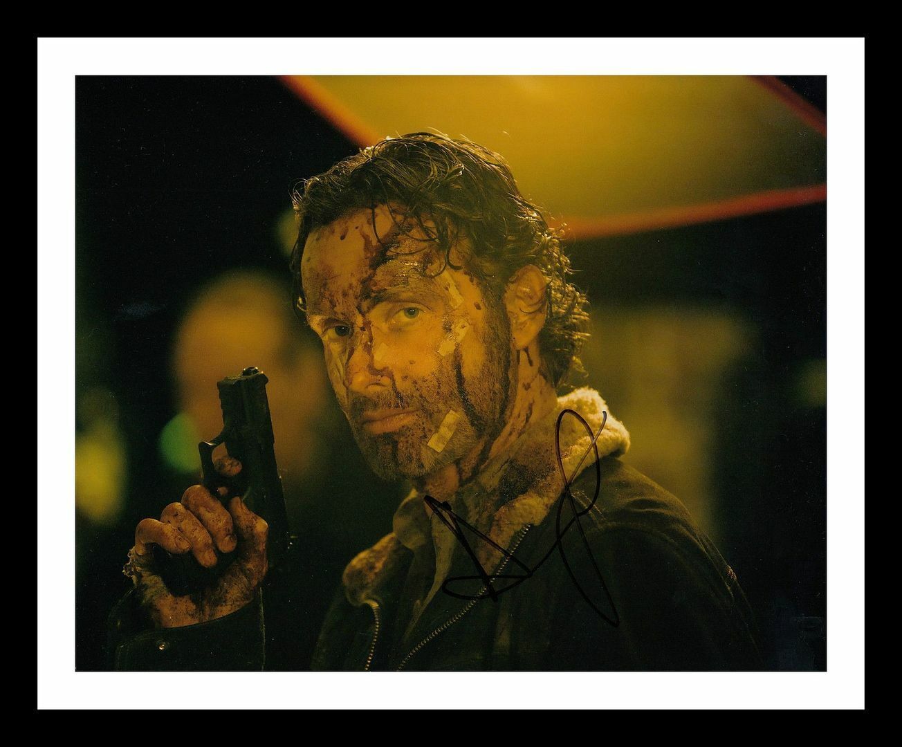 Andrew Lincoln - The Walking Dead Autograph Signed & Framed Photo Poster painting 8