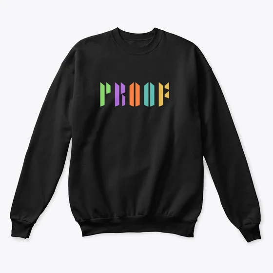 BTS Rainbow Proof LOGO Sweater