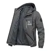 Men's Full-Zip Hooded Windbreaker Jacket &ndash; Lightweight Open-Front Technical Shell for Casual & Outdoor Wear by Inlyline