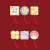 6PCS Chinese New Year Best Wishes Hanging Tassels Decors