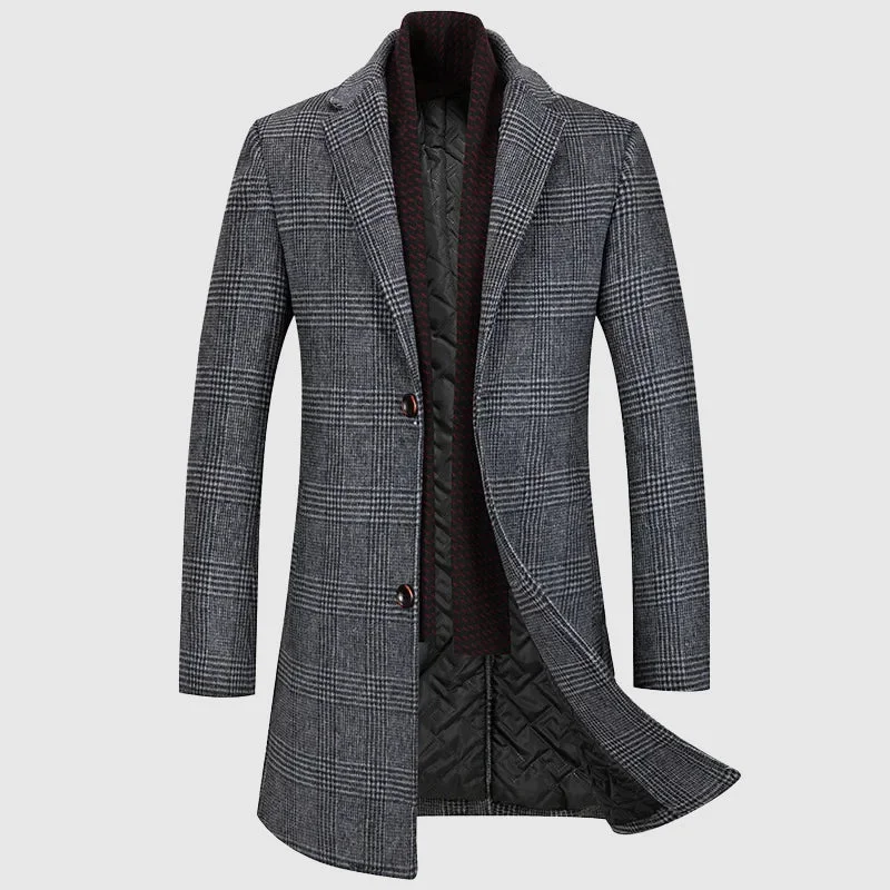 Plaided Coat