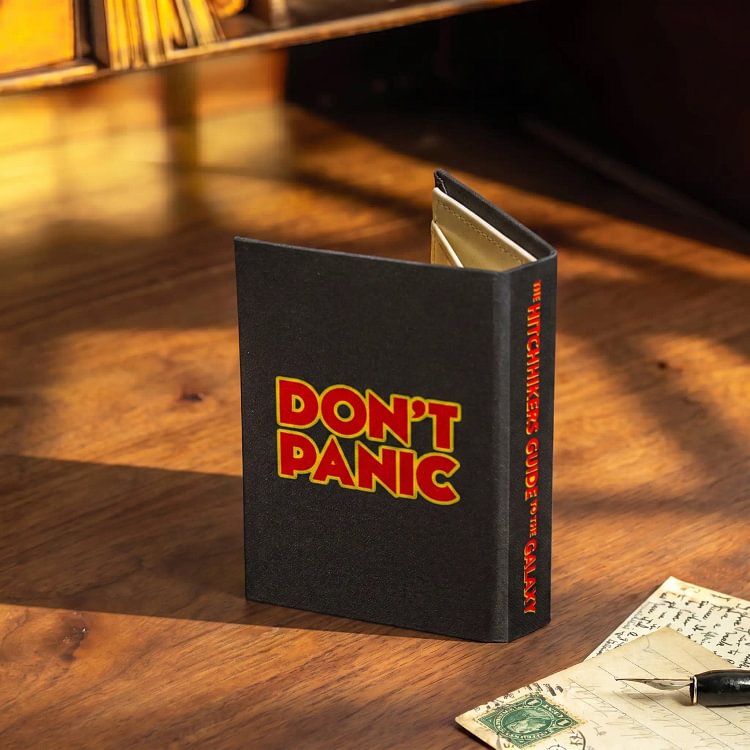 Hitchhikers Guide To The Galaxy Book Wallet