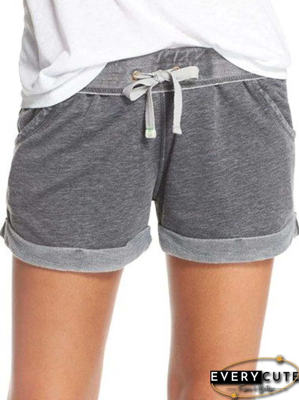 Solid Casual Pockets Sports shorts