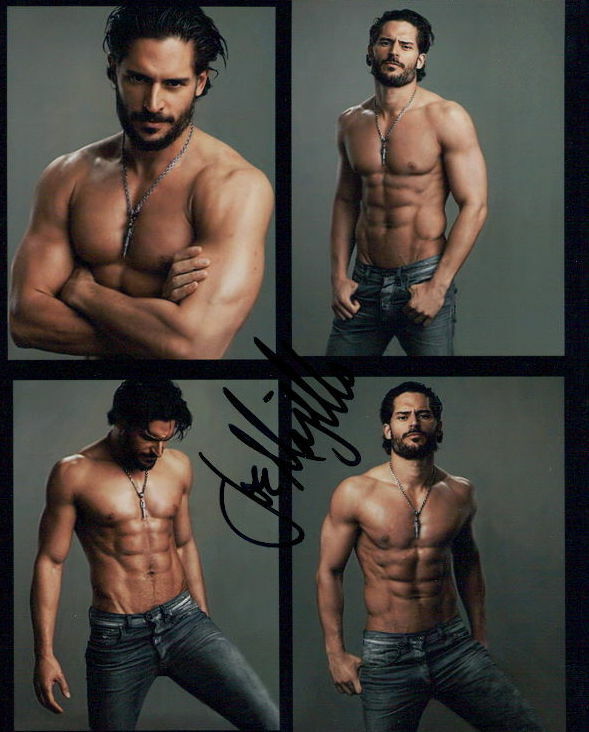 Joe Manganiello (True Blood) shirtless signed 8x10 Photo Poster painting