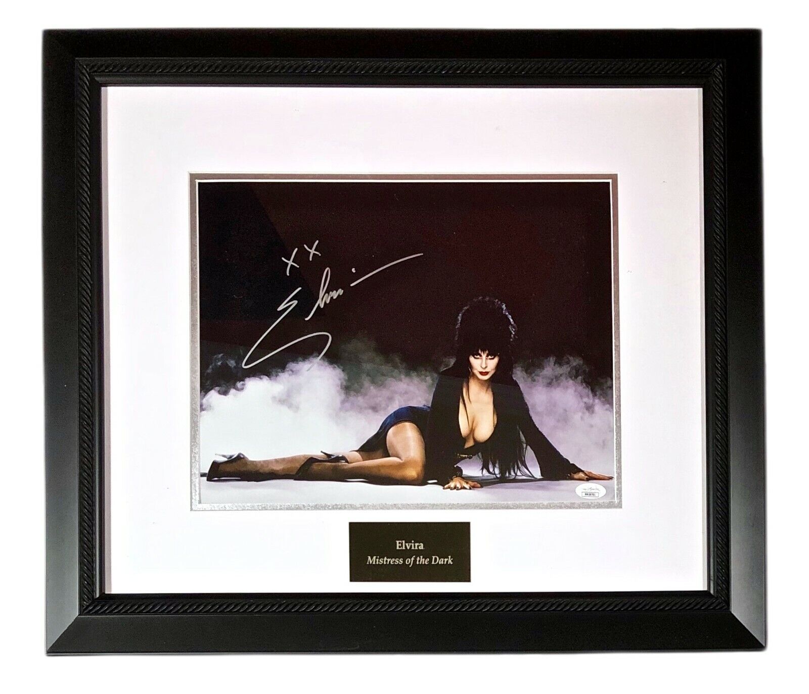 ELVIRA Autographed SIGNED 11x14 Photo Poster painting Mistress of the Dark FRAMED JSA CERTIFIED