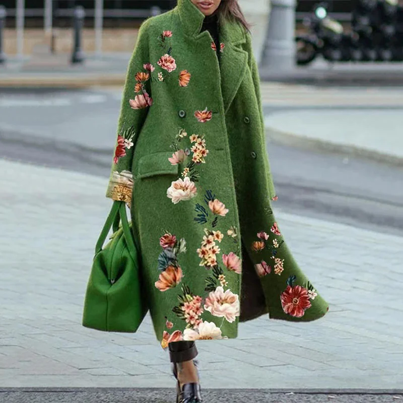 ⚡NEW SEASON⚡Autumn And Winter Vintage Floral Fashion Coat