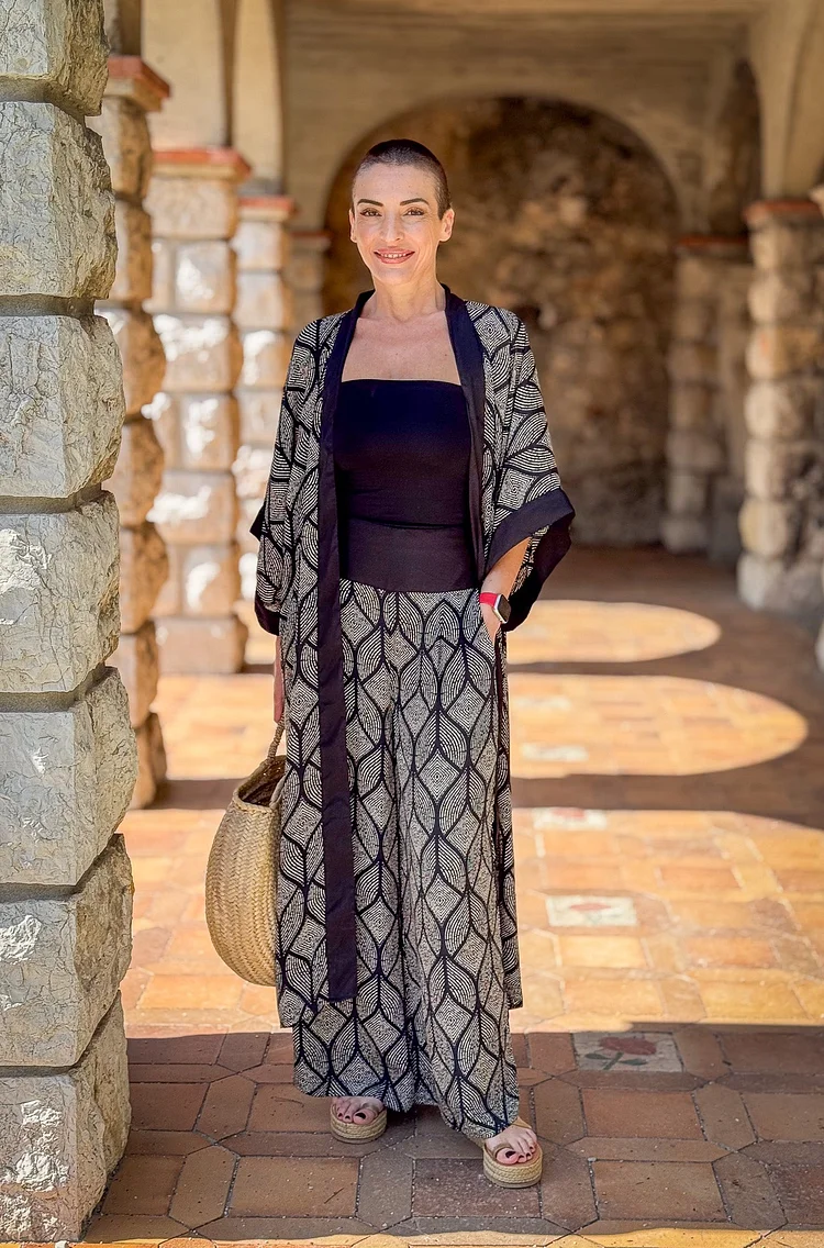 Womens Sleeveless Silk Jumpsuit With V Neck And Side Pockets Boho Chic Style