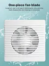 4/6/8Inch Exhaust Fan Durable Wall Mounted Vent Fans for Bathroom Kitchen Toilet