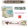 Diamond Painting -DIY Round Drill Seaside(40x40cm)