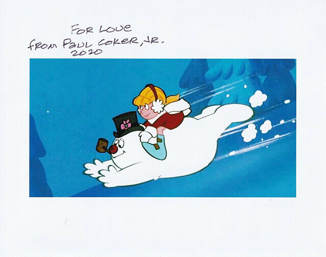 Paul Coker Jr REAL hand SIGNED Frosty The Snowman Photo Poster painting #2 COA Autographed