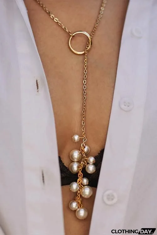 Pearl Tassels Necklace