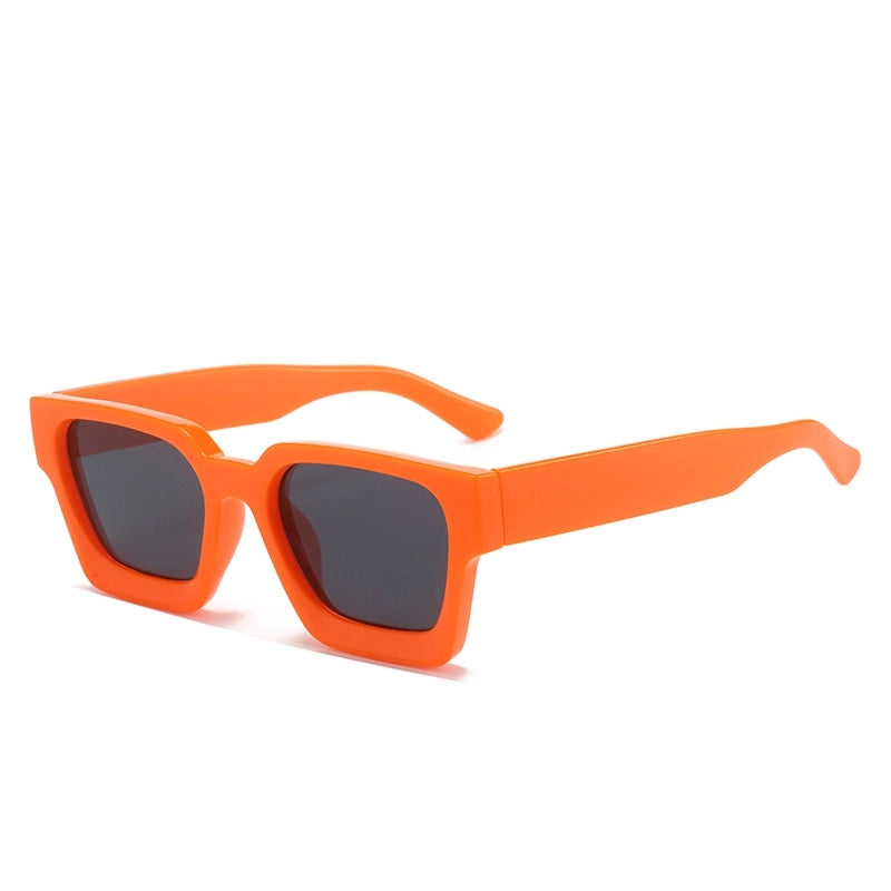 Minimalist Solid Color Pc Square Full Frame Women’s Sunglasses