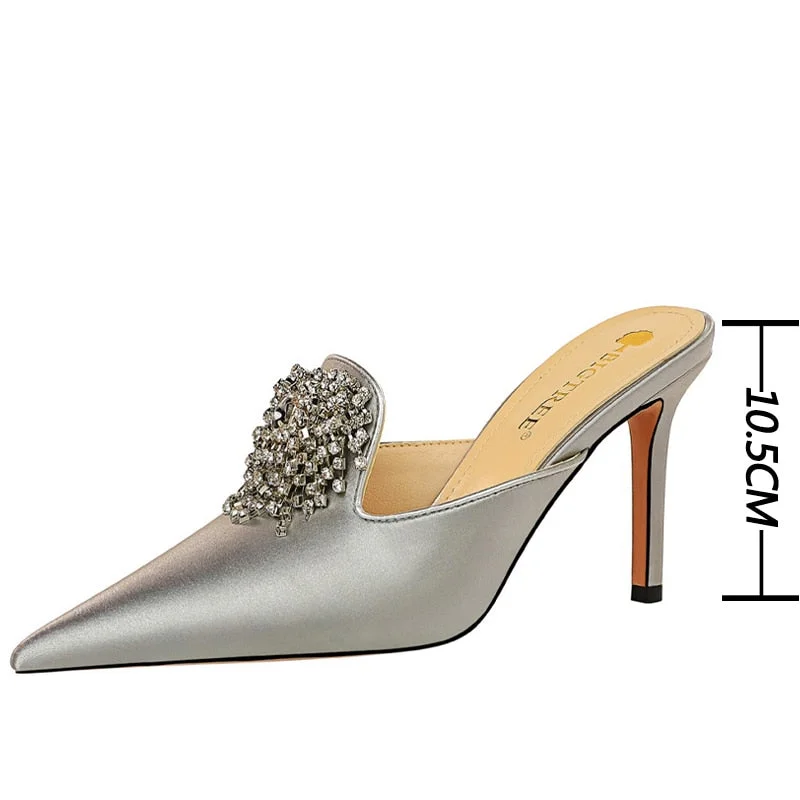 BIGTREE Shoes New Woman Pumps Rhinestone Shoes For Women Heels Wedding Shoes Elegant Party Shoes Women High Heels Lady Stiletto
