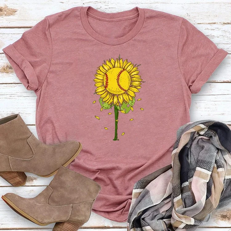 sunflower baseball shirt